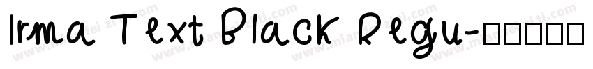 Irma Text Black Regu字体转换